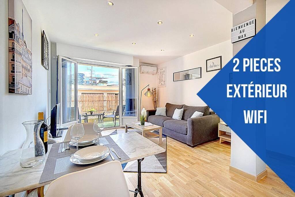 Appartement Le Max - 600m Des Plages - Extérieur - Verrière Côte D'azur
